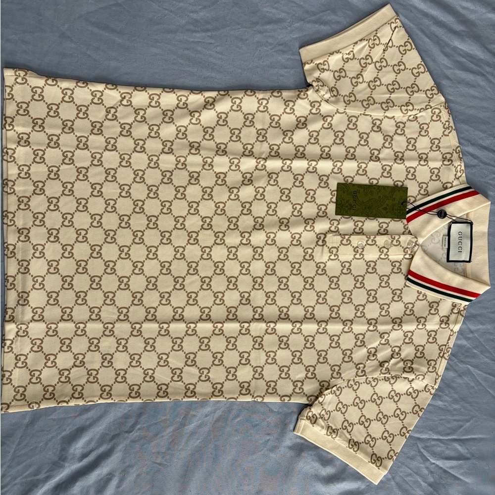 Gucci GG Monogram Polo Shirt Receipt Purchase Included🧾✅